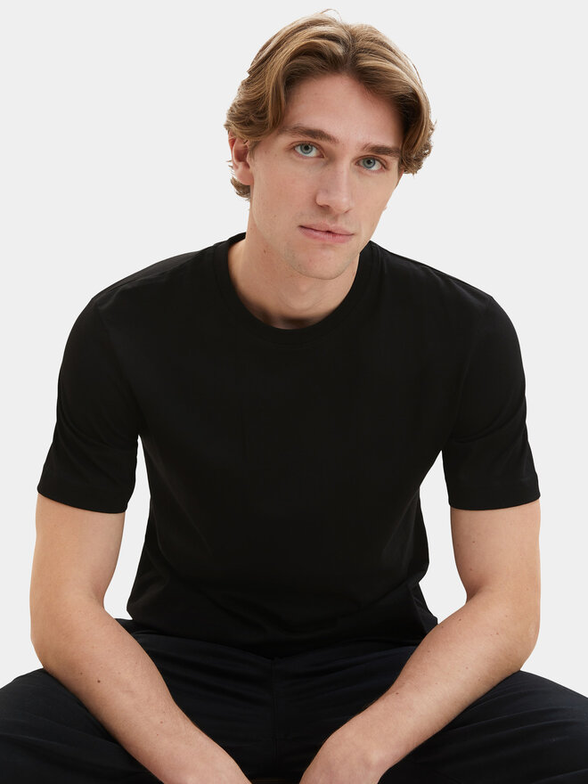Tom Tailor Tom Tailor Σετ 2 T-Shirts 1037741 Μαύρο Regular Fit