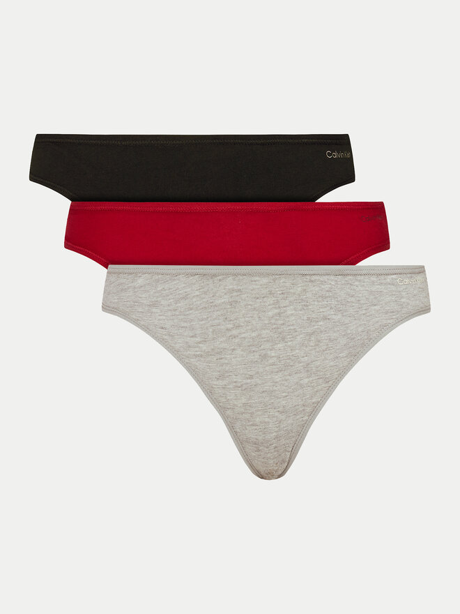 Calvin Klein Underwear Calvin Klein Underwear Набір з 3 пар стрінгів 000QD5217E Кольоровий