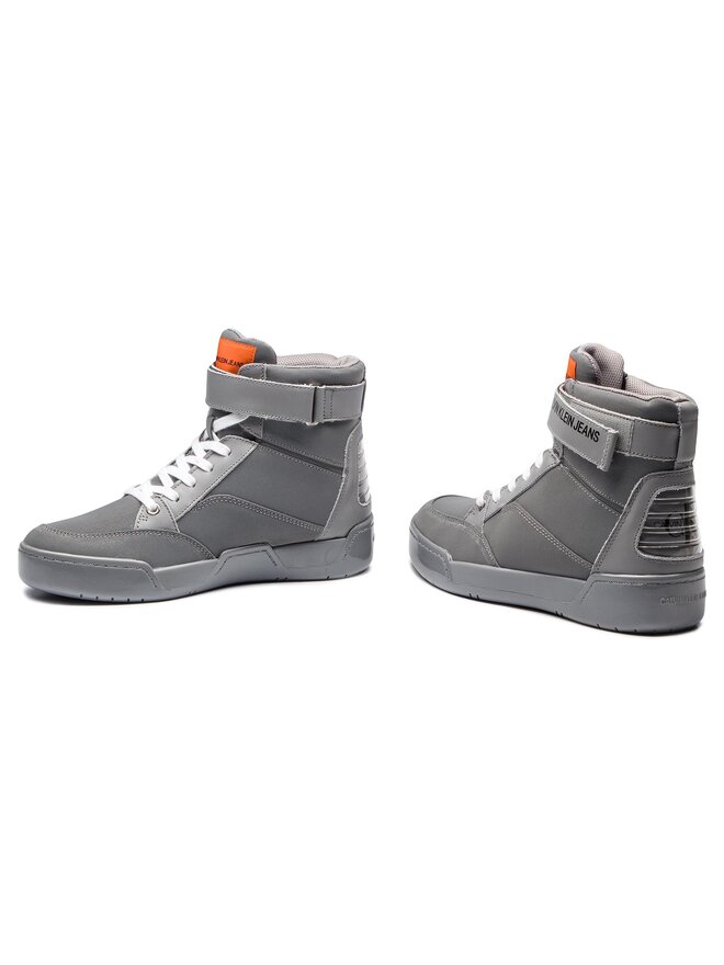Sneakers Calvin Klein Jeans Nigel Reflex Nylon S1773 Gris chaussures