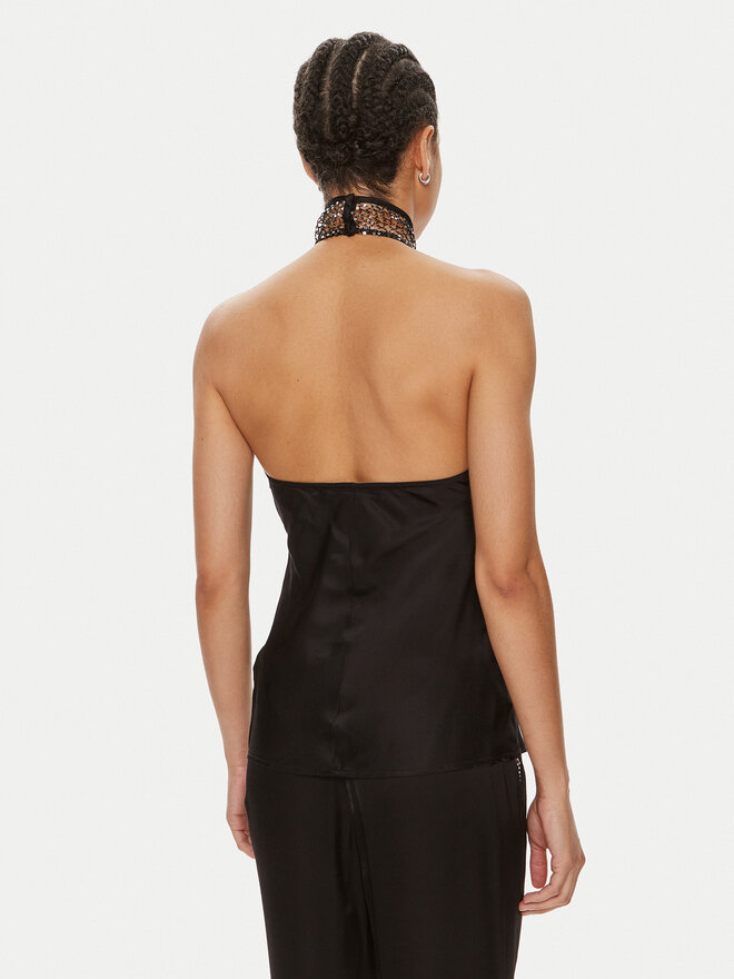 ROTATE ROTATE Top Victoria 112536100 Negro Slim Fit