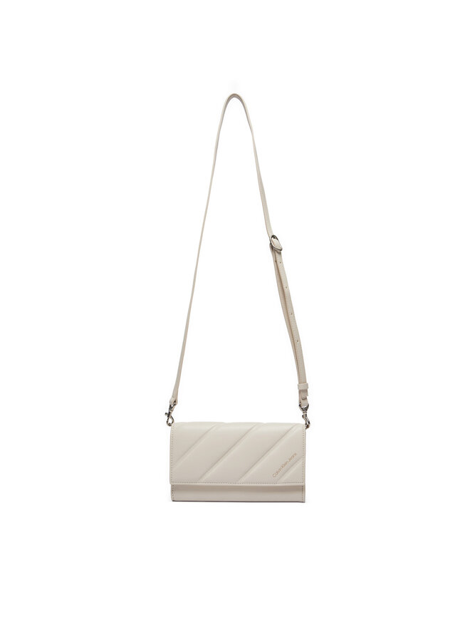 Calvin Klein Jeans Handtasche Calvin Klein Jeans Quil Ted Longfold K60K612257 Weiß