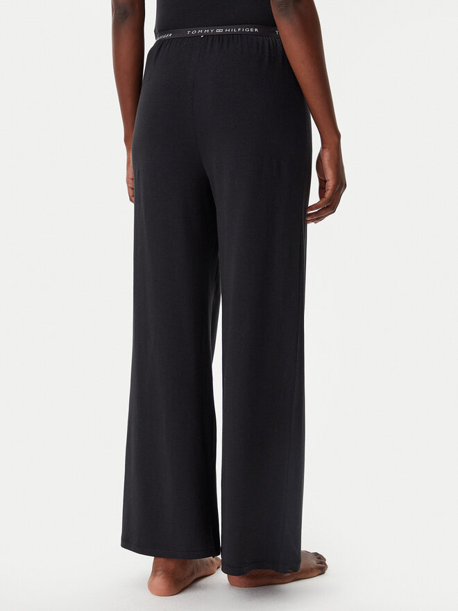 Tommy Hilfiger Tommy Hilfiger Pyjamahose UW0UW05776 Schwarz Relaxed Fit