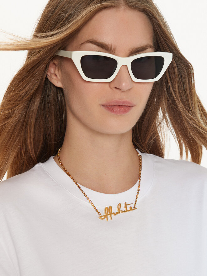 Off-White Колие Off-White OWOB026R21MET0017600 Златист