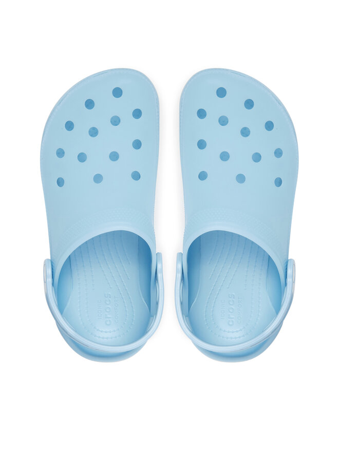 Crocs Pantoletten Crocs Classic Frosted Clog 210928 Himmelblau