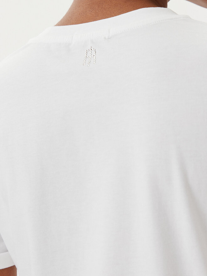 Fracomina Fracomina T-Shirt FR25ST3019J401N5 Λευκό Regular Fit