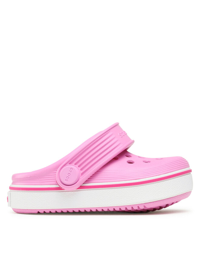 Pantoletten Crocs Crocs Crocband Clean Clog T 208479 Rosa eschuhe