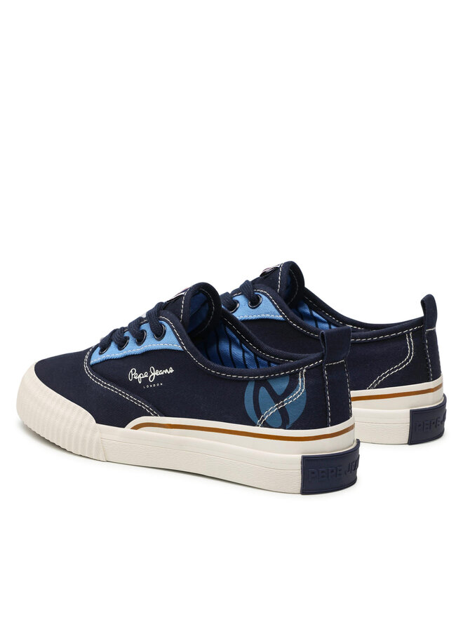 Pepe Jeans Tenisky Pepe Jeans Ottis Bamba PBS30525 Tmavomodrá