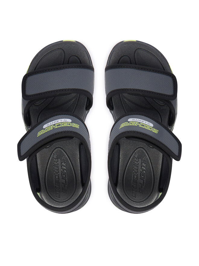 Skechers Босоніжки Skechers Sola Glow Sandal 407032L/CCBK Сірий