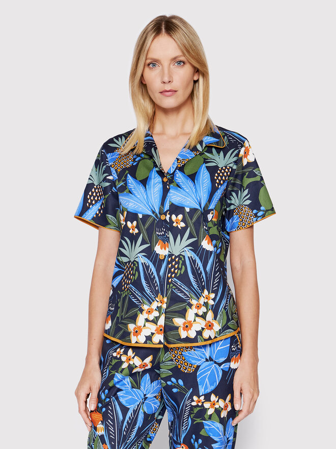 Cyberjammies Cyberjammies Zgornji del pižame Sierra 9069 Mornarsko modra Regular Fit
