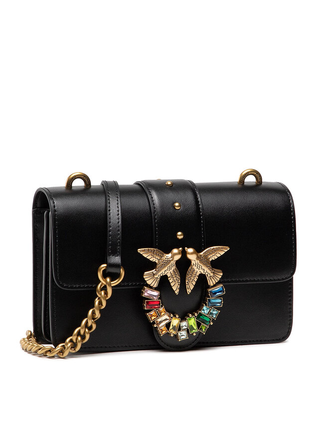 Handtasche Pinko Love Mini Icon Simply Je 2 Cl PE 22 PLTT 1P22JL Y7SP Schwarz eschuhe