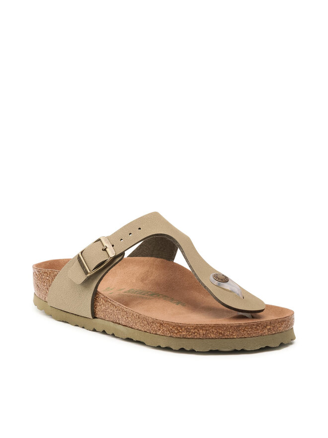 Birkenstock Zehentrenner Birkenstock Gizeh Bs 1020513 Grün