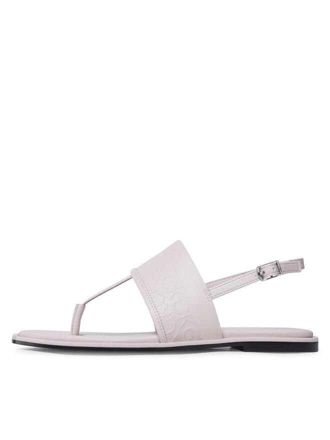 Calvin Klein Sandály Calvin Klein Almond Tp Sandal HW0HW01536 Écru