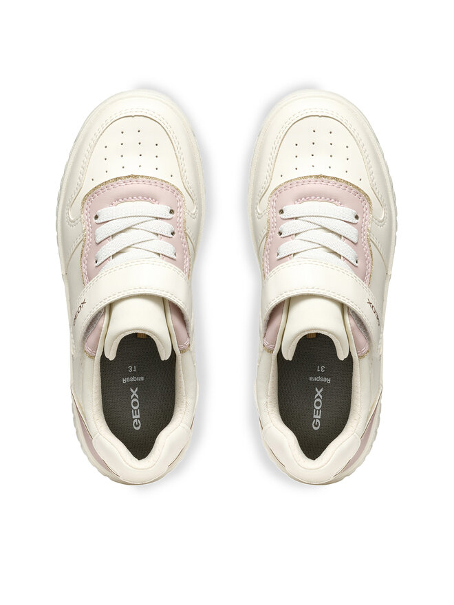 Geox Sneakersy Geox J Mikiroshi J55DVA 000BC C1M8W S Écru