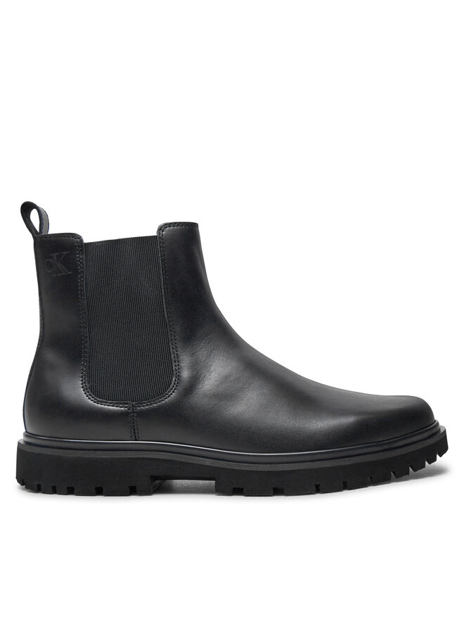 Calvin Klein Jeans Kotníková obuv s elastickým prvkem Calvin Klein Jeans YM0YM01072 Černá