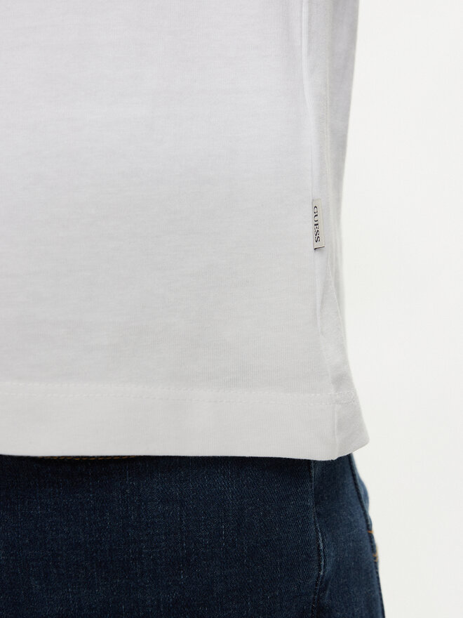 Guess Jeans Guess Jeans T-Shirt M4YI43 K8FQ4 Λευκό Regular Fit