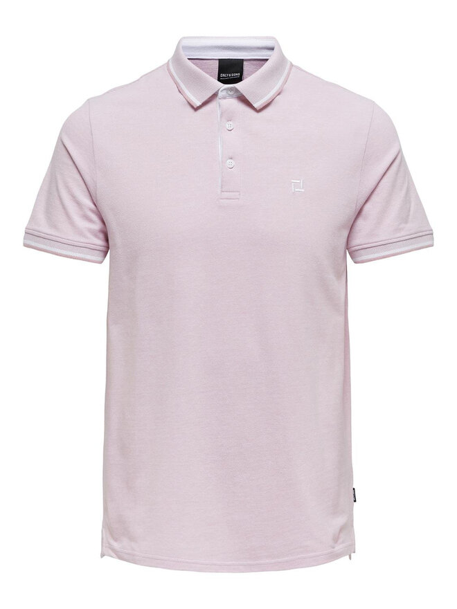 Only & Sons Only & Sons Pólóing Fletcher 22024827 Rózsaszín Regular Fit