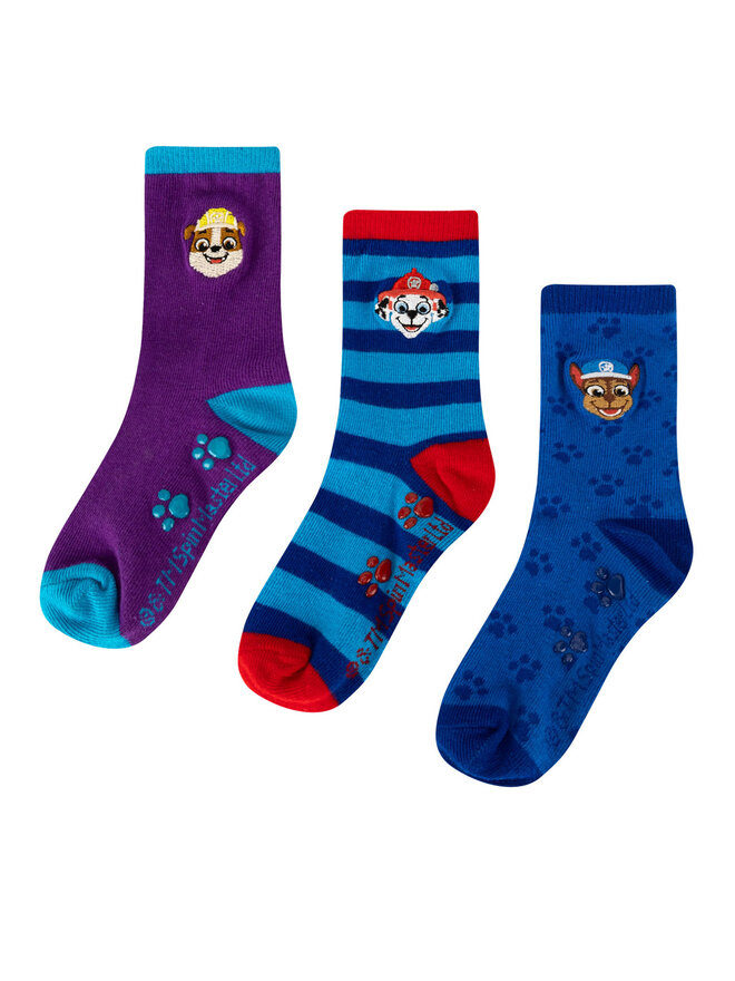 Paw Patrol Комплект 2 чифта дълги чорапи детски Paw Patrol ACCCS-SS24-511PAW Син