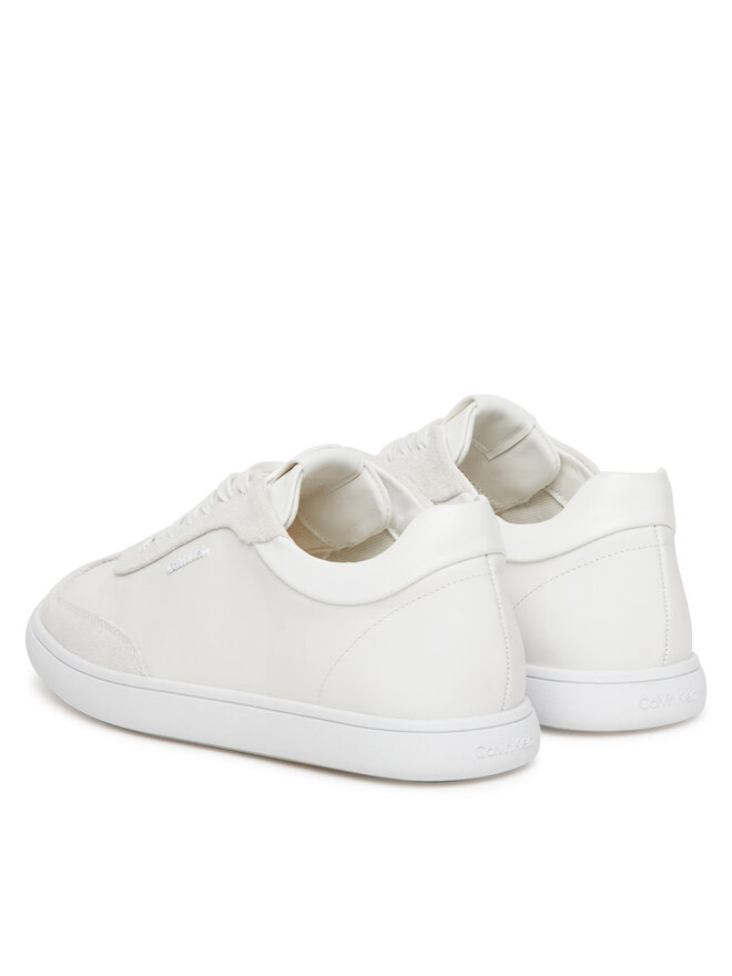 Calvin Klein Sneakers Calvin Klein Cupsole Lace Up - Lth Sue Mix HW0HW02435 Weiß