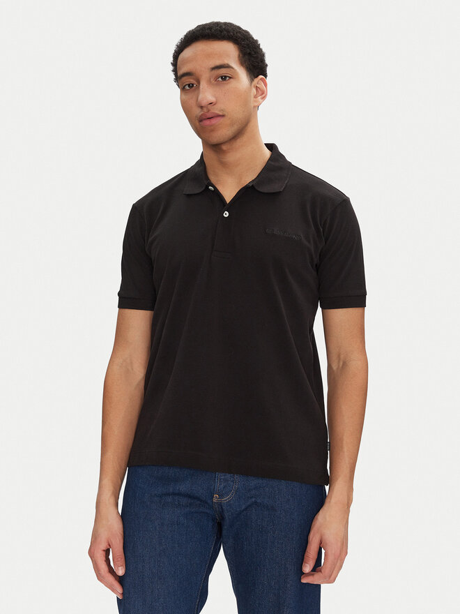 Guess Jeans Guess Jeans Polo M4BP29 KCJV1 Μαύρο Regular Fit