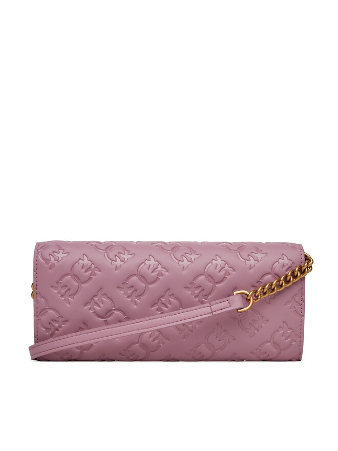 PINKO Liels sieviešu maks PINKO Love Tiny Birds Wallet C 103765 A1YB Violets