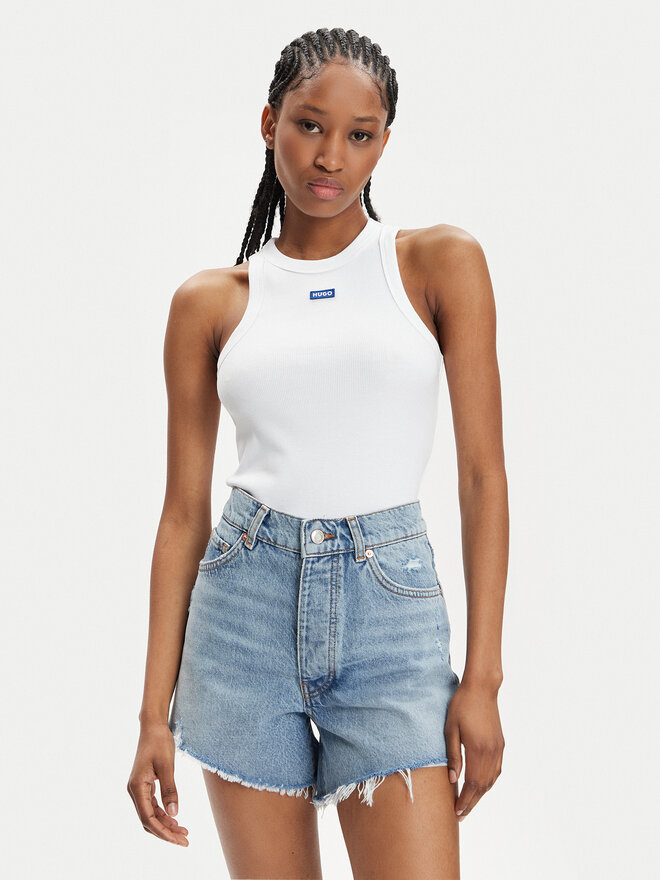 HUGO Hugo Top Easy 50508857 Weiß Slim Fit