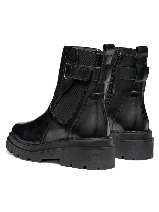 Geox Stiefeletten Geox D Felleny D56XEC 00043 C9999 Schwarz