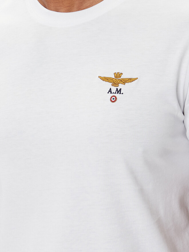 Aeronautica Militare Aeronautica Militare Camiseta 252TS1580UJ00372 Blanco Regular Fit