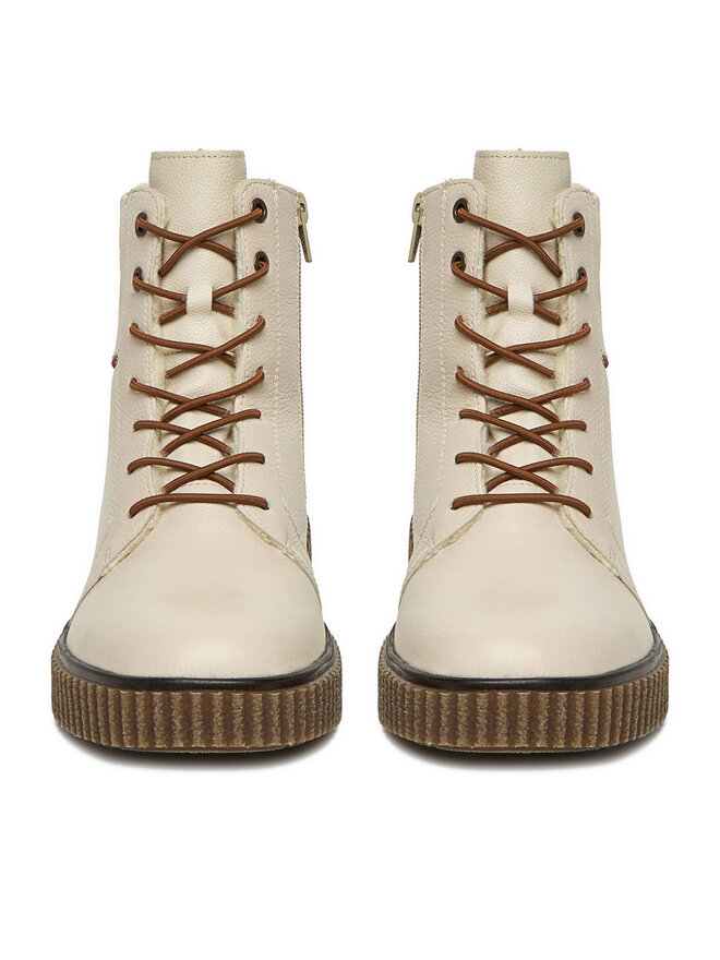 Rieker Schnürschuhe Rieker Y4303-80 Écru