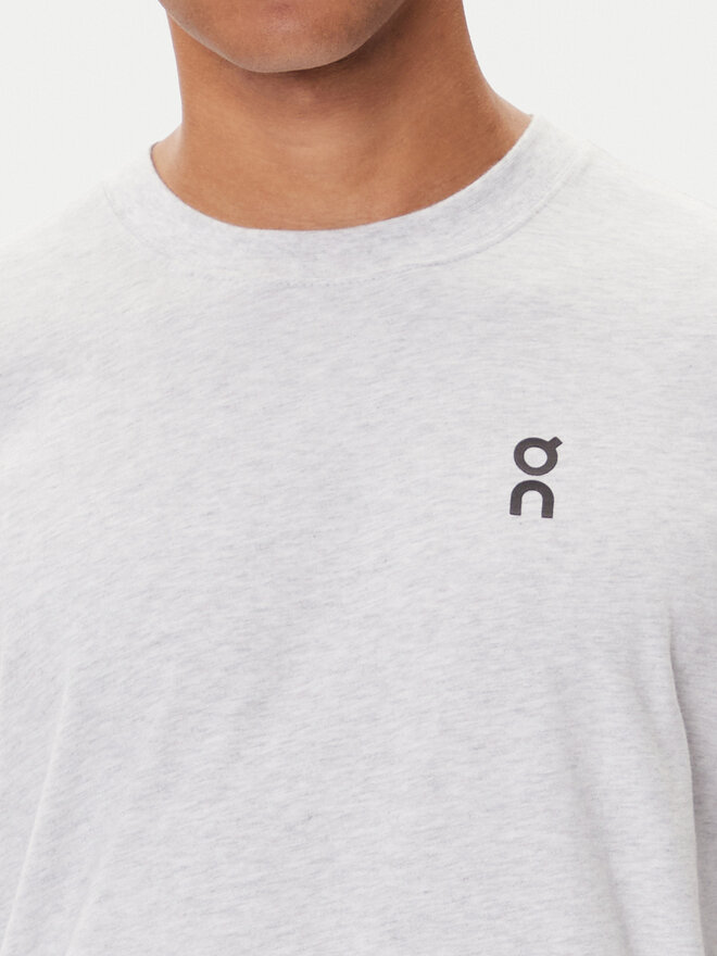 On On Camiseta Club-T 1ME1005 Gris Relaxed Fit