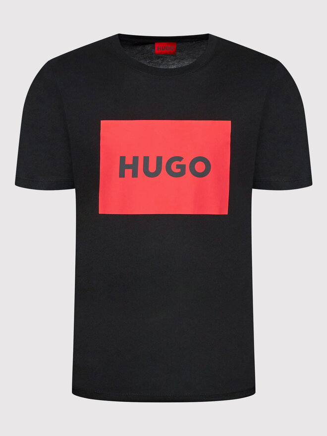 HUGO Hugo T-Shirt Dulive222 50467952 Μαύρο Regular Fit