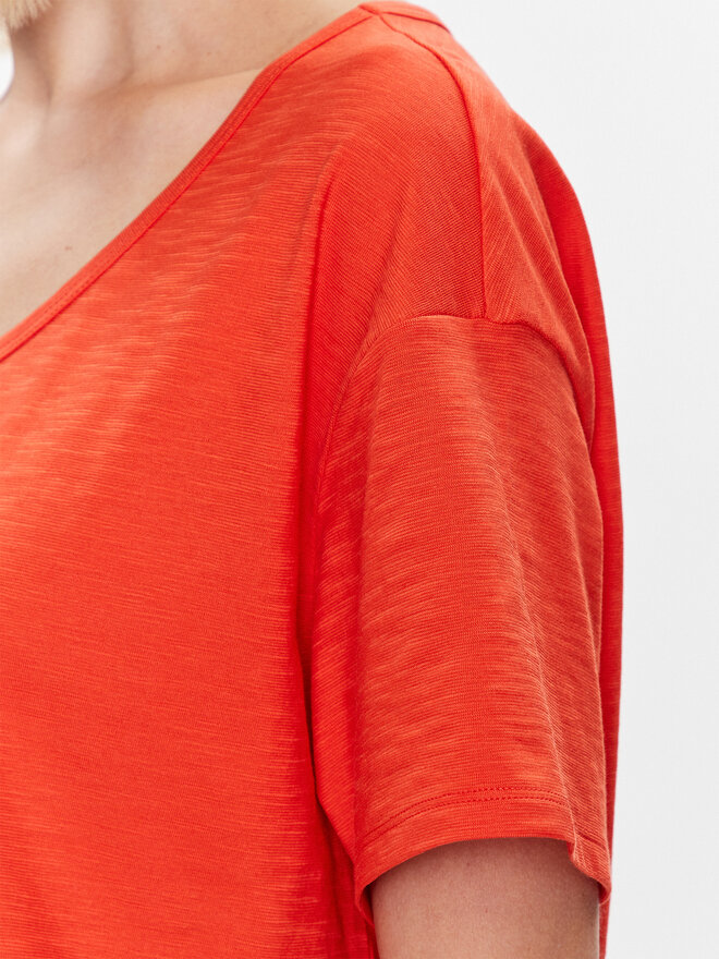 United Colors Of Benetton United Colors Of Benetton Marškinėliai 3BVXD1033 Oranžinė Relaxed Fit