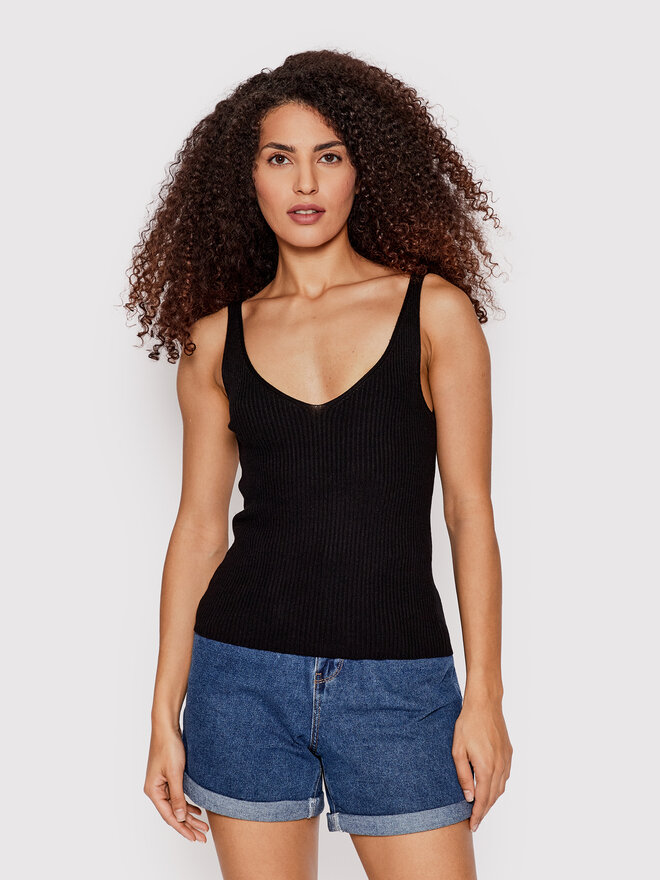 Vero Moda Vero Moda Τοπ Glory 10264760 Μαύρο Slim Fit