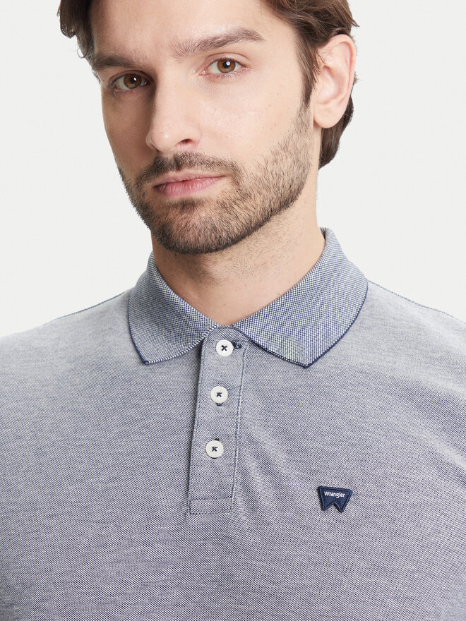 Wrangler Wrangler Pólóing 112352280 Fehér Regular Fit