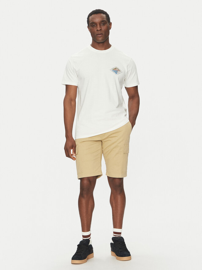 Quiksilver Quiksilver Majica EQYZT08038 Écru Regular Fit
