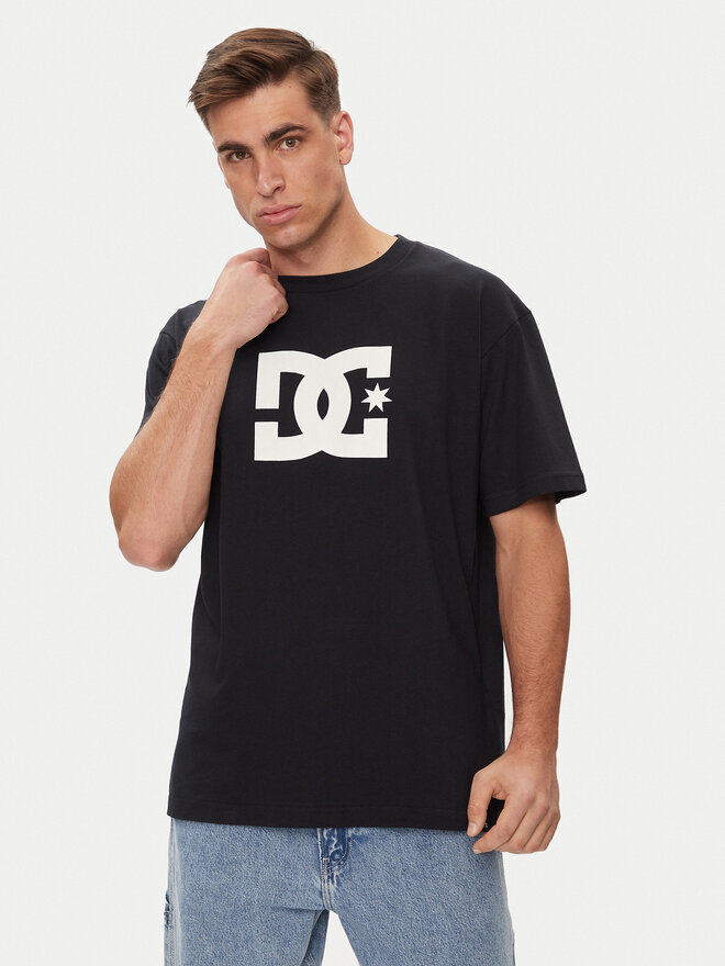 DC DC Marškinėliai Dc Star Hss ADYZT05373 Juoda Regular Fit