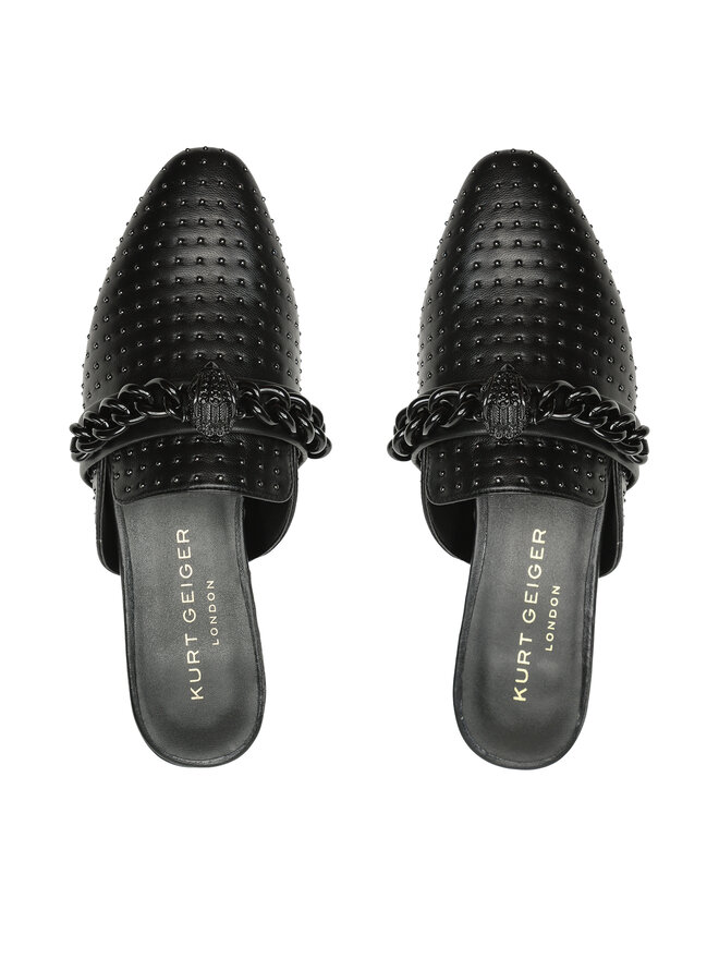 Kurt Geiger Klapki Kurt Geiger Chelsea Mule Drench 8488000109 Czarny