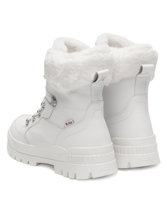 Rieker Revolution Lifestyle Botki Rieker Revolution Lifestyle W2174-80 Biały