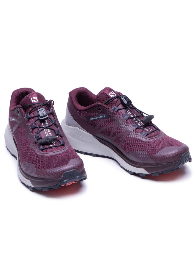 Salomon Buty do biegania Salomon Sense Ride 3 W 411193 20 V0 Bordowy