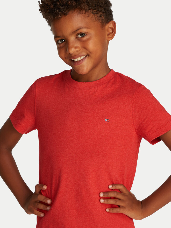 Tommy Hilfiger Tommy Hilfiger T-Shirt Essential KB0KB06879 D Rot Regular Fit