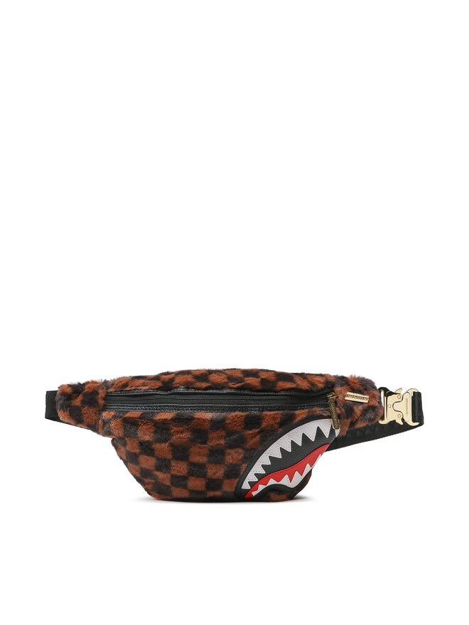 Gurteltasche SPRAYGROUND Fur Sharks In Paris Savvy Crossbody 910B4934NSZ Braun eschuhe