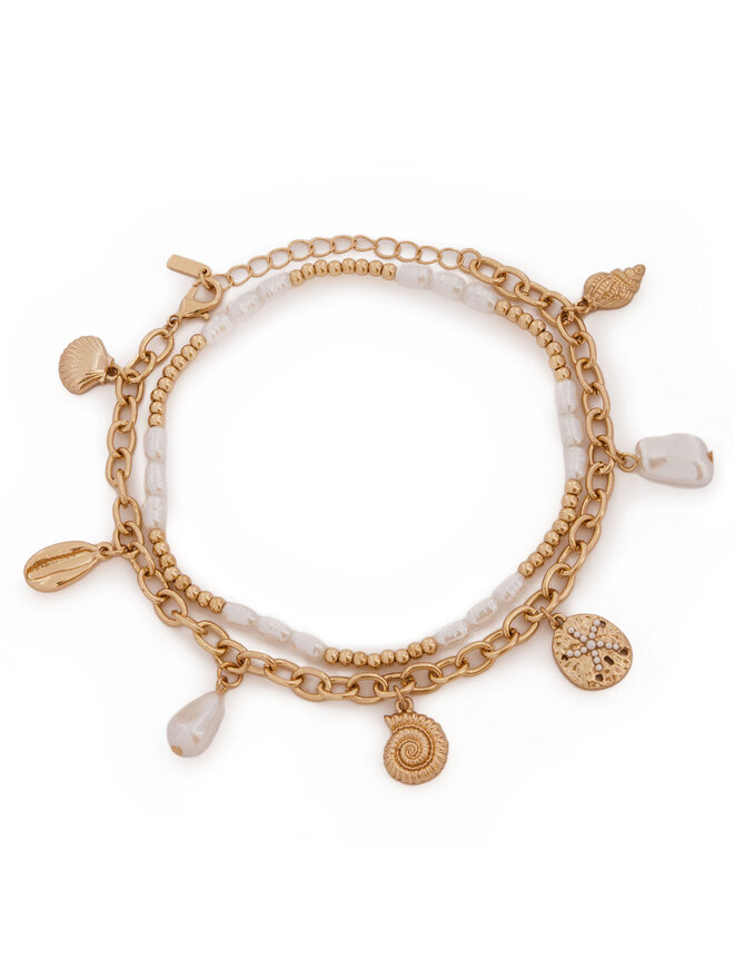 Aldo Set de 2 pulseras Aldo Oceanics 13994938 Oro