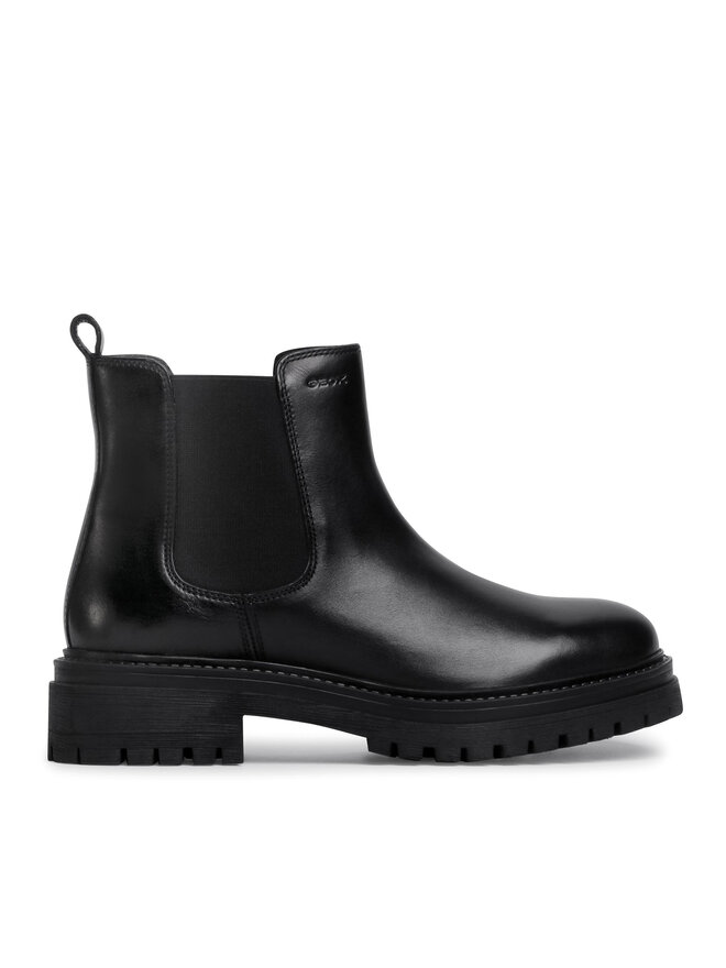 Geox Kotníková obuv s elastickým prvkem Geox D Iridea B D04HRB 00043 C9999 Černá