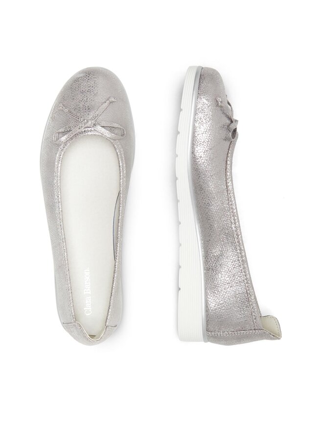 Clara Barson Ballerinas Clara Barson WYL3650-3 Silberfarben