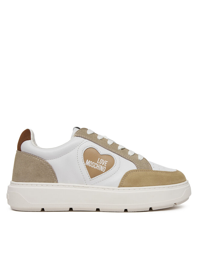 LOVE MOSCHINO Sneakersy LOVE MOSCHINO JA15154G1MIAA10A Biały