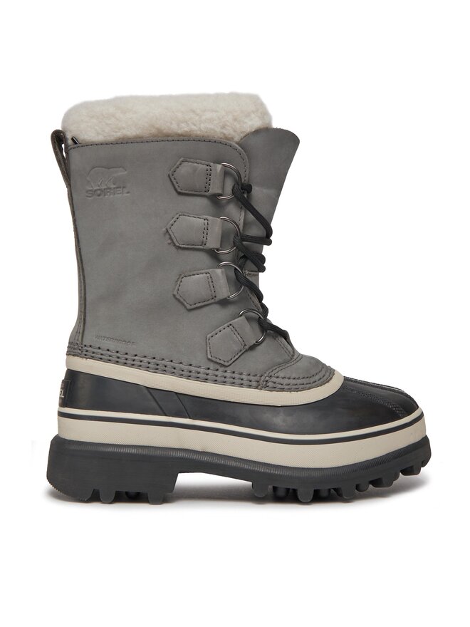Sorel Μπότες Χιονιού Sorel Caribou NL1005 Γκρι