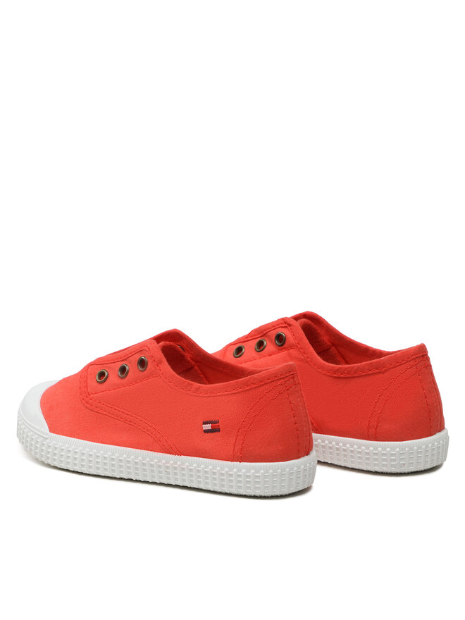 Tommy Hilfiger Кецове Tommy Hilfiger Low Cut Easy-On Sneaker T1X9-32824-0890 S Коралов