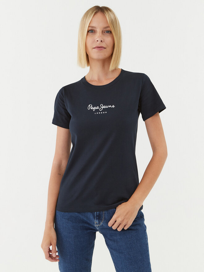 Pepe Jeans Pepe Jeans Póló Wendys PL505710 Sötétkék Regular Fit