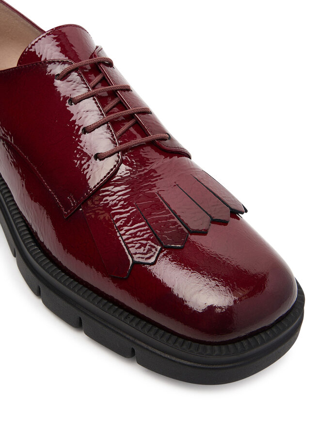 Hispanitas zapatos Oxford Hispanitas HI254235 Guinda/burdeos