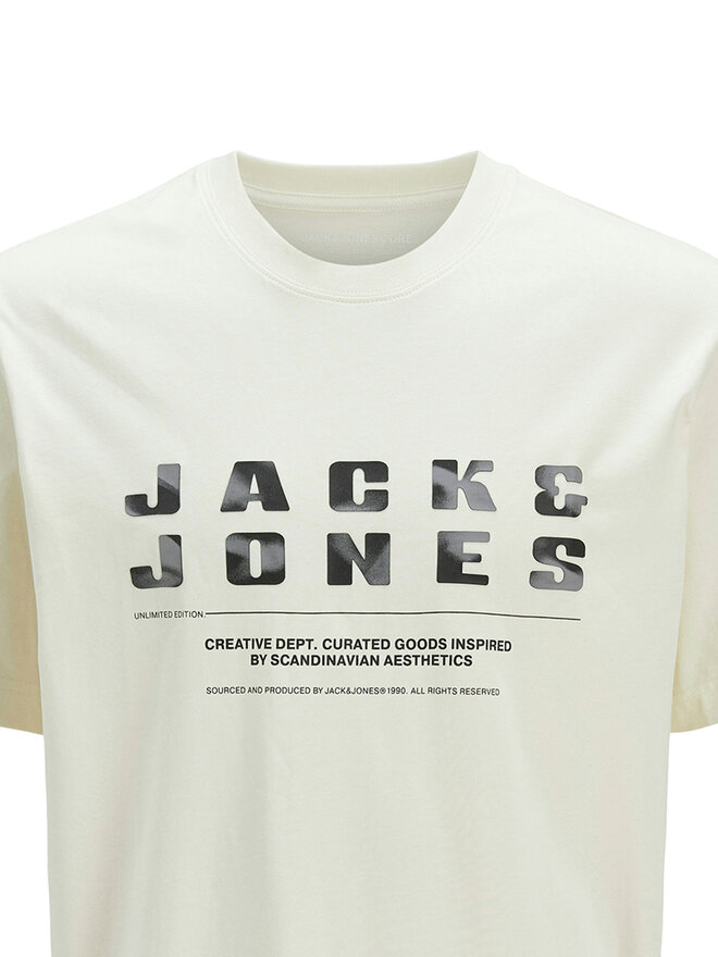 Jack&Jones Jack&Jones Marškinėliai Recharge 12274716 Smėlio Relaxed Fit
