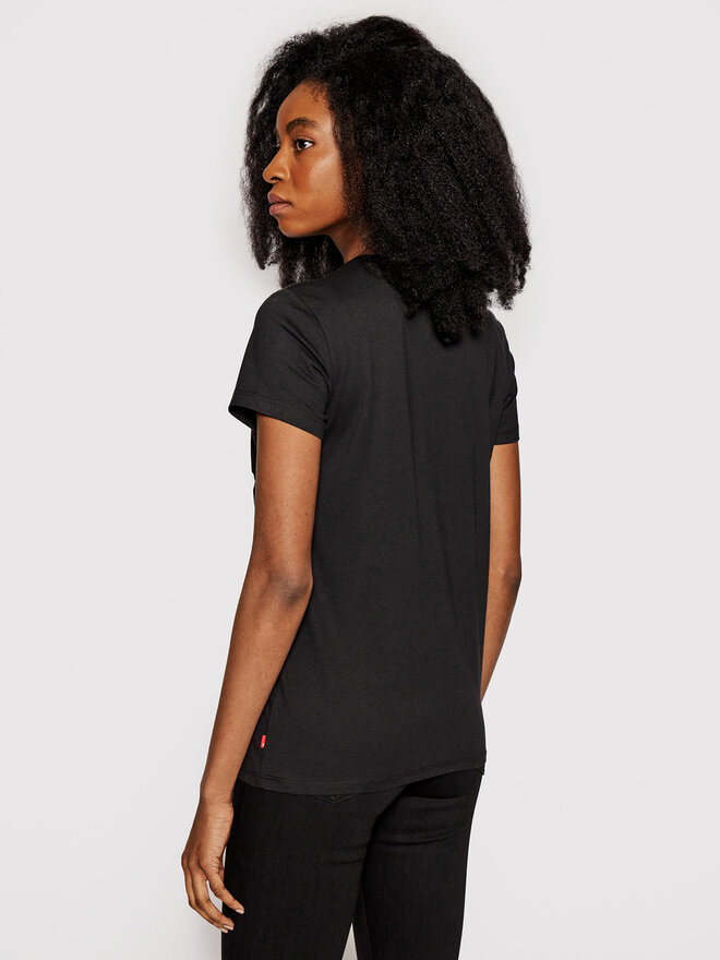 Levi's® Levi's Marškinėliai The Perfect Graphic Tee 17369-0201 Juoda Regular Fit